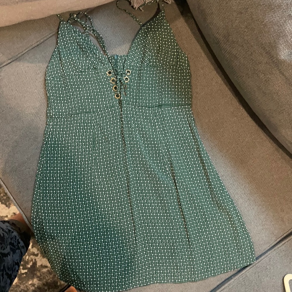 Blue life mini dress
